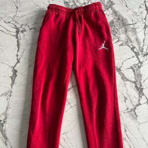 Jordan Kids Boys Sweatpants Red ( M ) 10-12 yrs old